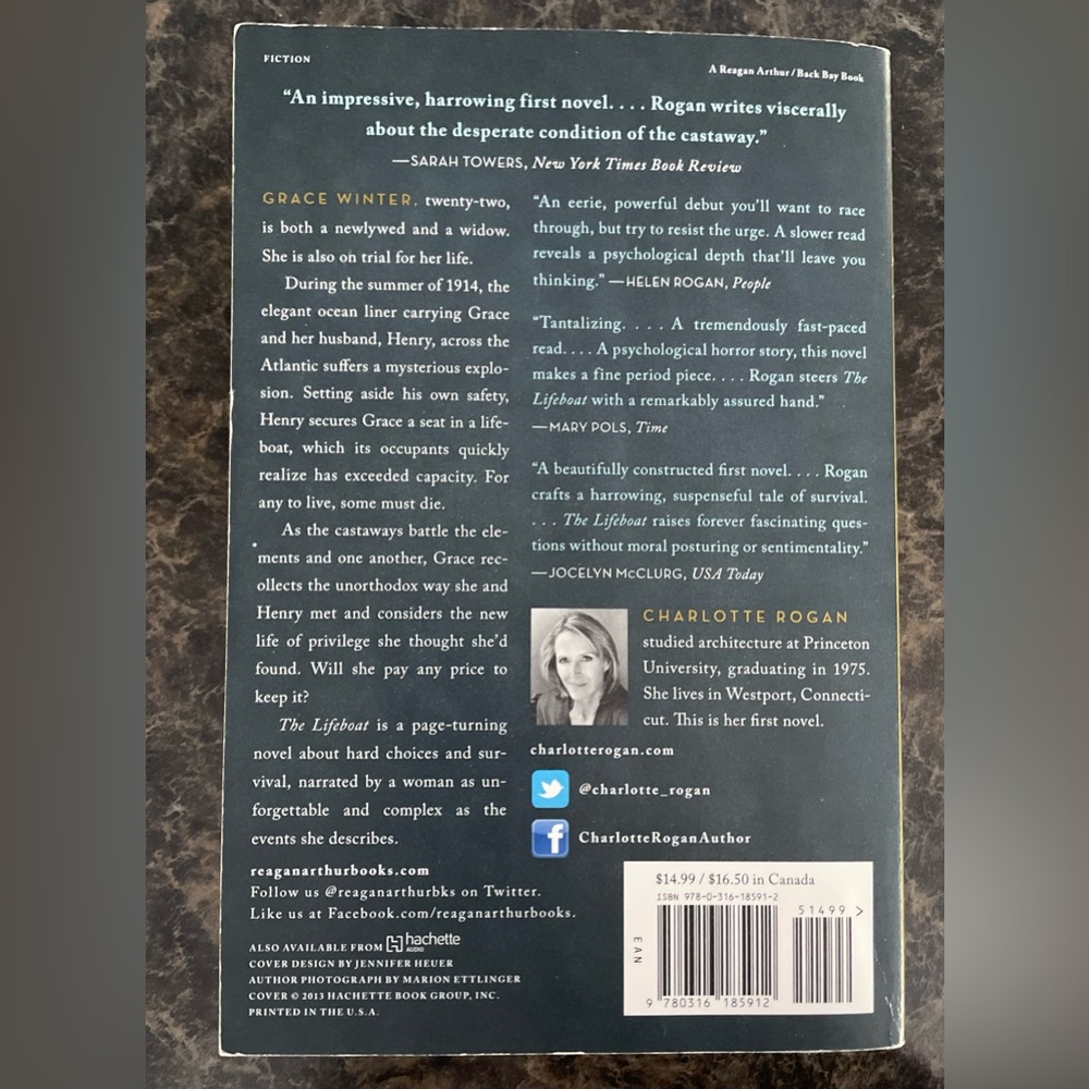The Lifeboat by Charlotte Rogan - Paperback Book - Picture 2 of 2